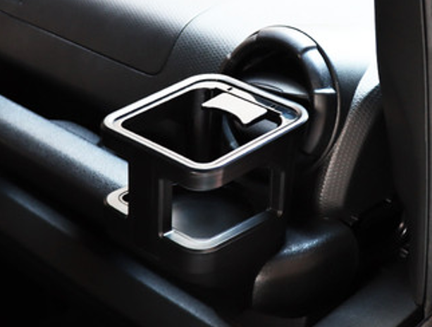 "حامل الأكواب أسود  - Cup Holder Black