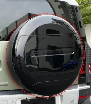 ديفندر غطاء تاير الديفيندر السبير لون الأسود